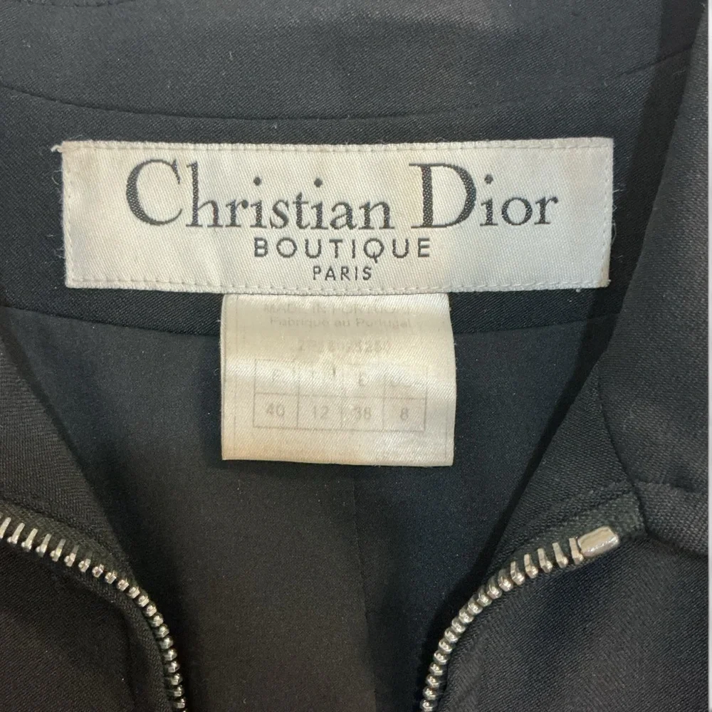 Vintage Christian Dior Boutique Black Women's Evening Jacket